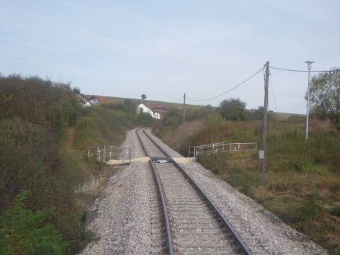 Bahnbergang am Bahnhof