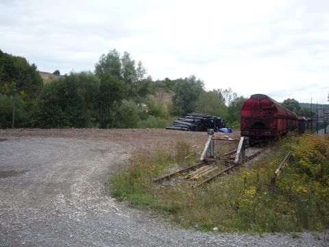 Ladegleis des Gterbahnhofs Stetten