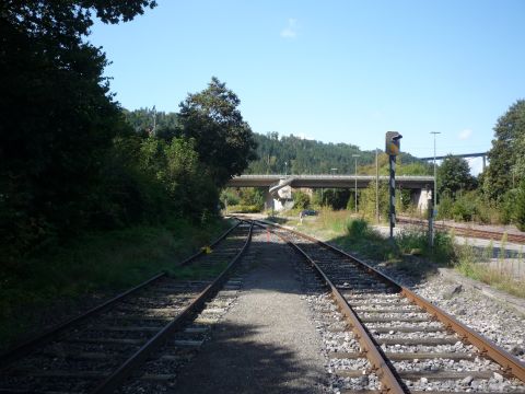 Umsetzgleise am Landesbahnhof