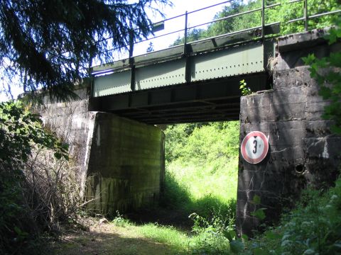 Wegbr�cke zwischen Mehrstetten und Sondernach