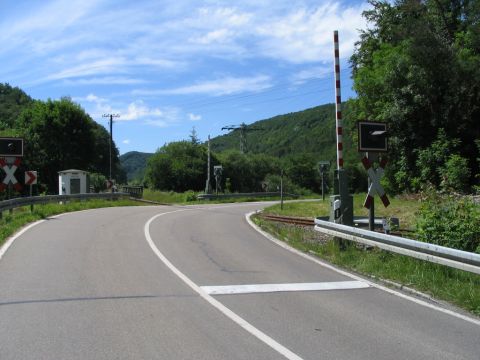 Bahn�berg�nge in Schmiechen