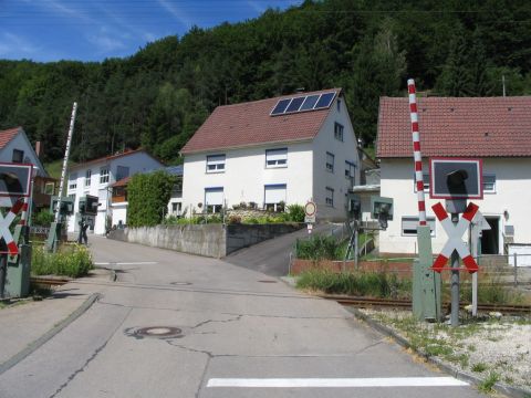 Bahn�berg�nge in Schmiechen