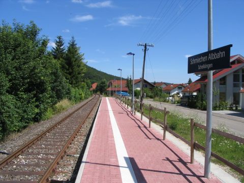 Haltepunkt Schmiechen Ort, heute Schmiechen Albbahn