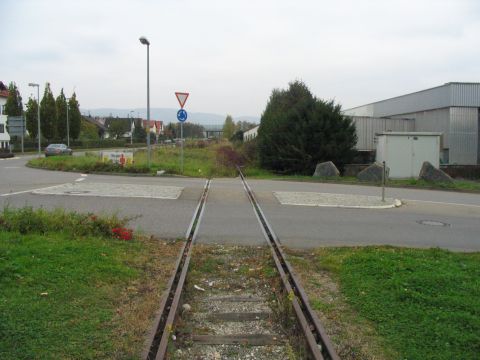 Bahn�bergang Holzmaden