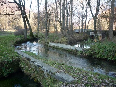 Brcken ber Erms und unteren Mhlkanal