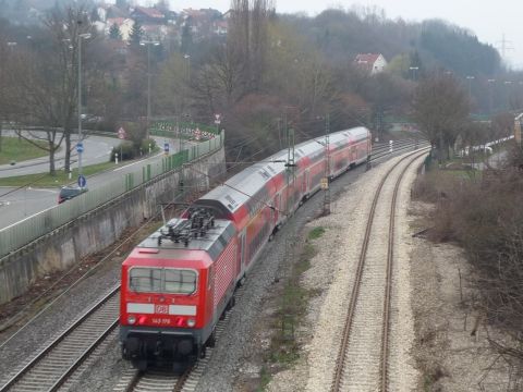 Ausfahrt aus Reutlingen