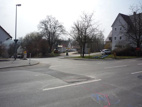 Bahnbergang in Ohmenhausen