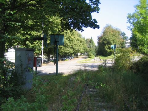 Bahnbergang in Ebingen