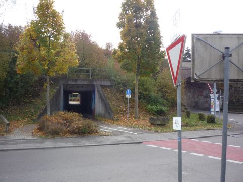 Fugngerdurchlass neben der Simmozheimer Strae