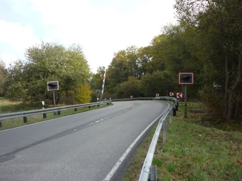 Bahnbergang ber die L 183