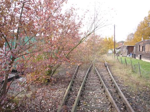 Abzweig pyrotechnische Fabrik und Stahlhandel