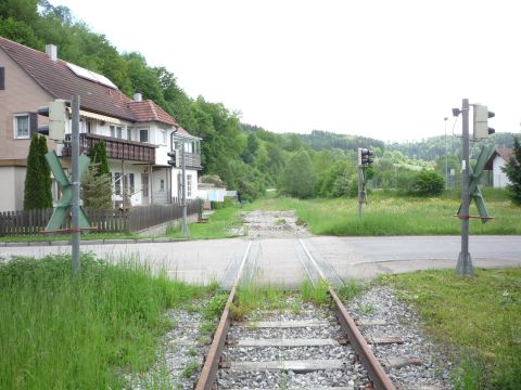 Bahnbergang ber die Nestelbergstrae