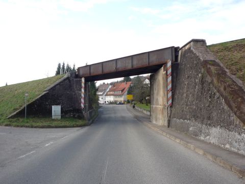 Br�cke �ber die Stra�e nach Welzheim