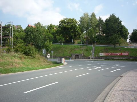 Ehemalige Brcke ber das Rippachtal