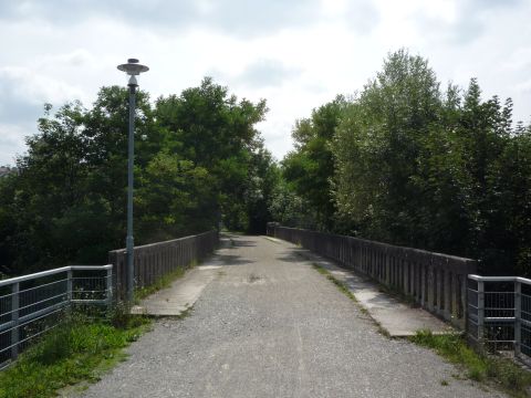 Brcke ber Vorbach nd Mhlkanal