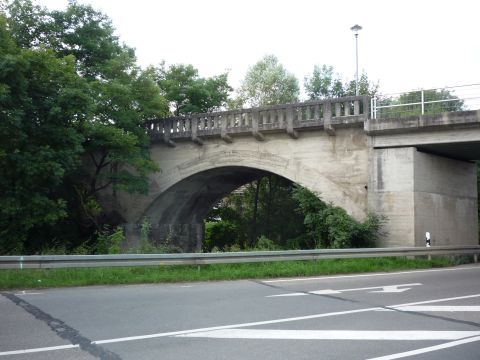 Brcke ber Vorbach nd Mhlkanal