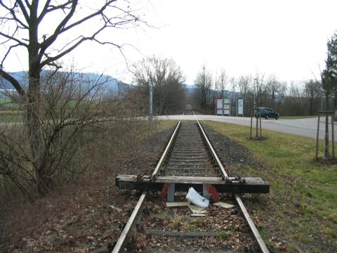 Bahn�bergang in Heiningen