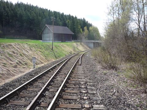 Einmndung in die Bahnlinie Landsberg - Schongau
