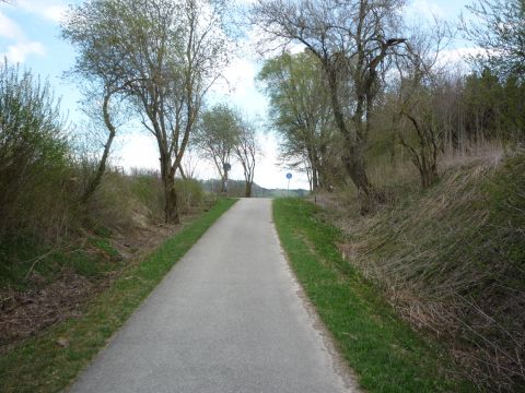 Ehemalige Stra�en�berf�hrung zwischen Linden und Aufkirch