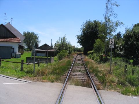 Bahnbergang Ettringen