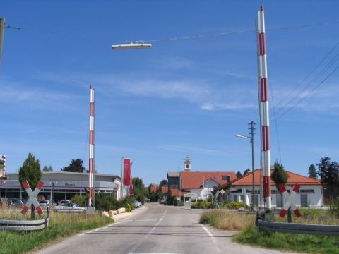 Bahnbergang in Trkheim