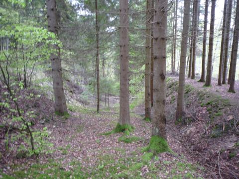 Ende des zweiten Felseinschnittes