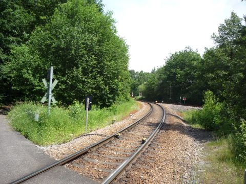 Abzweig Bahnhof Rastatt bergabe