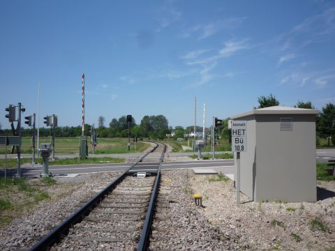 Bahnbergang ber die B 36