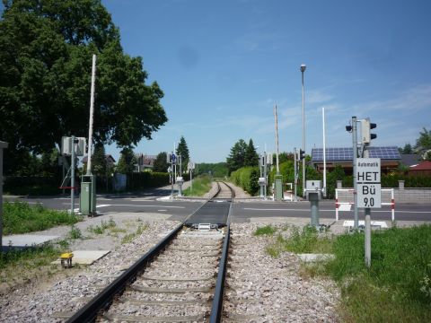 Bahnbergang ber die Hurststrae